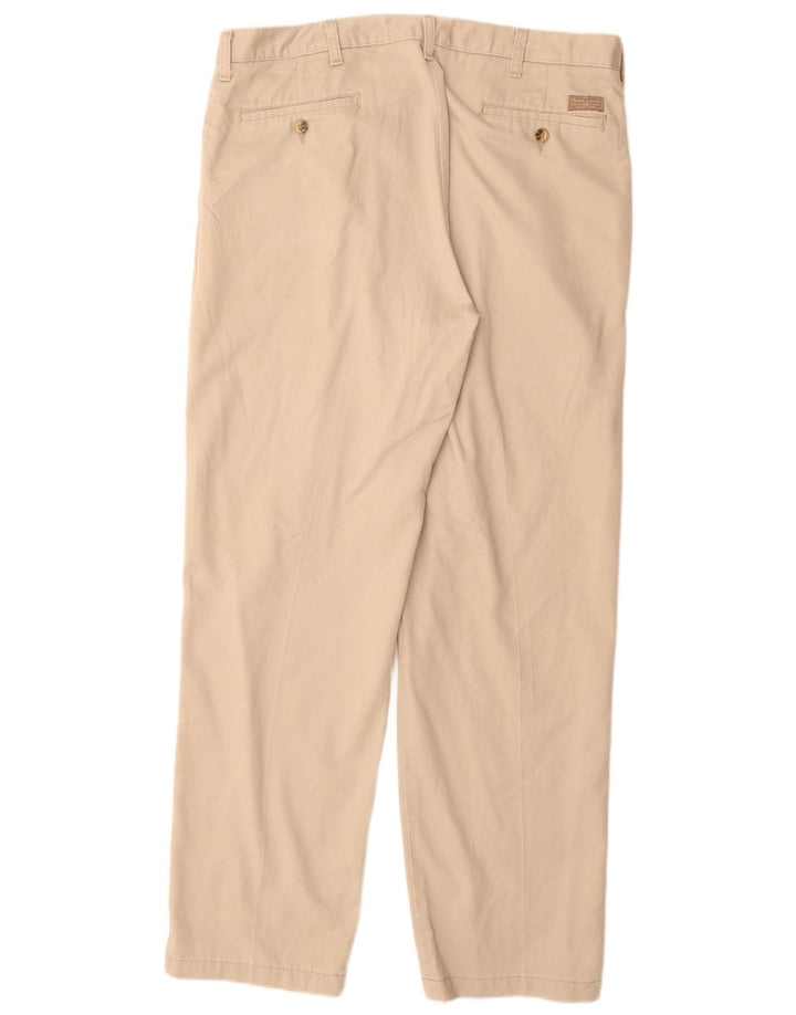 Pantaloni chino con pegging da uomo LEE W36 L32 in cotone beige