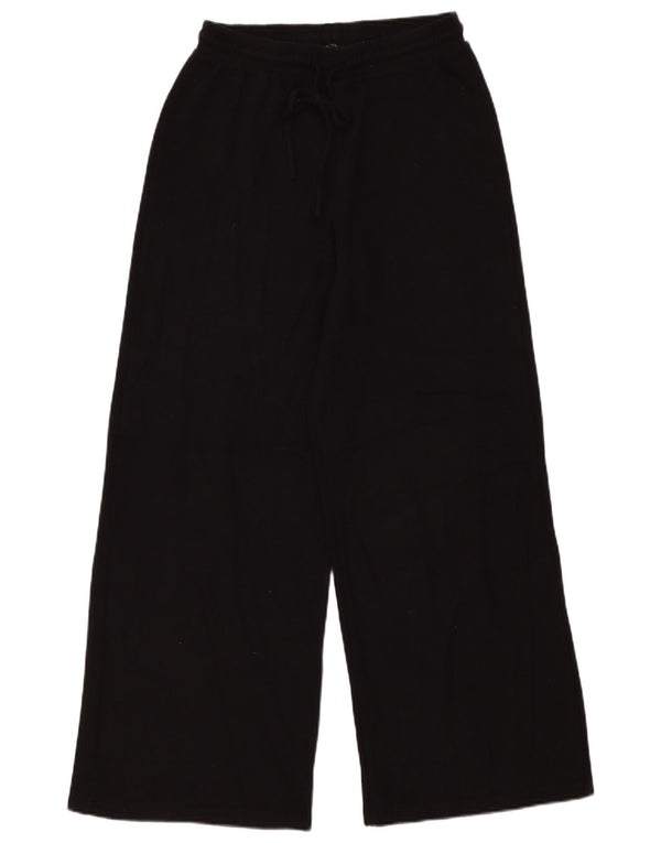 Pantaloni casual a gamba larga da donna Zara medi W28 L30 cotone nero