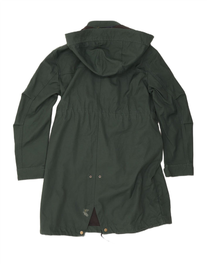 Giacca Parka con cappuccio da uomo Zara UK 36 piccola verde