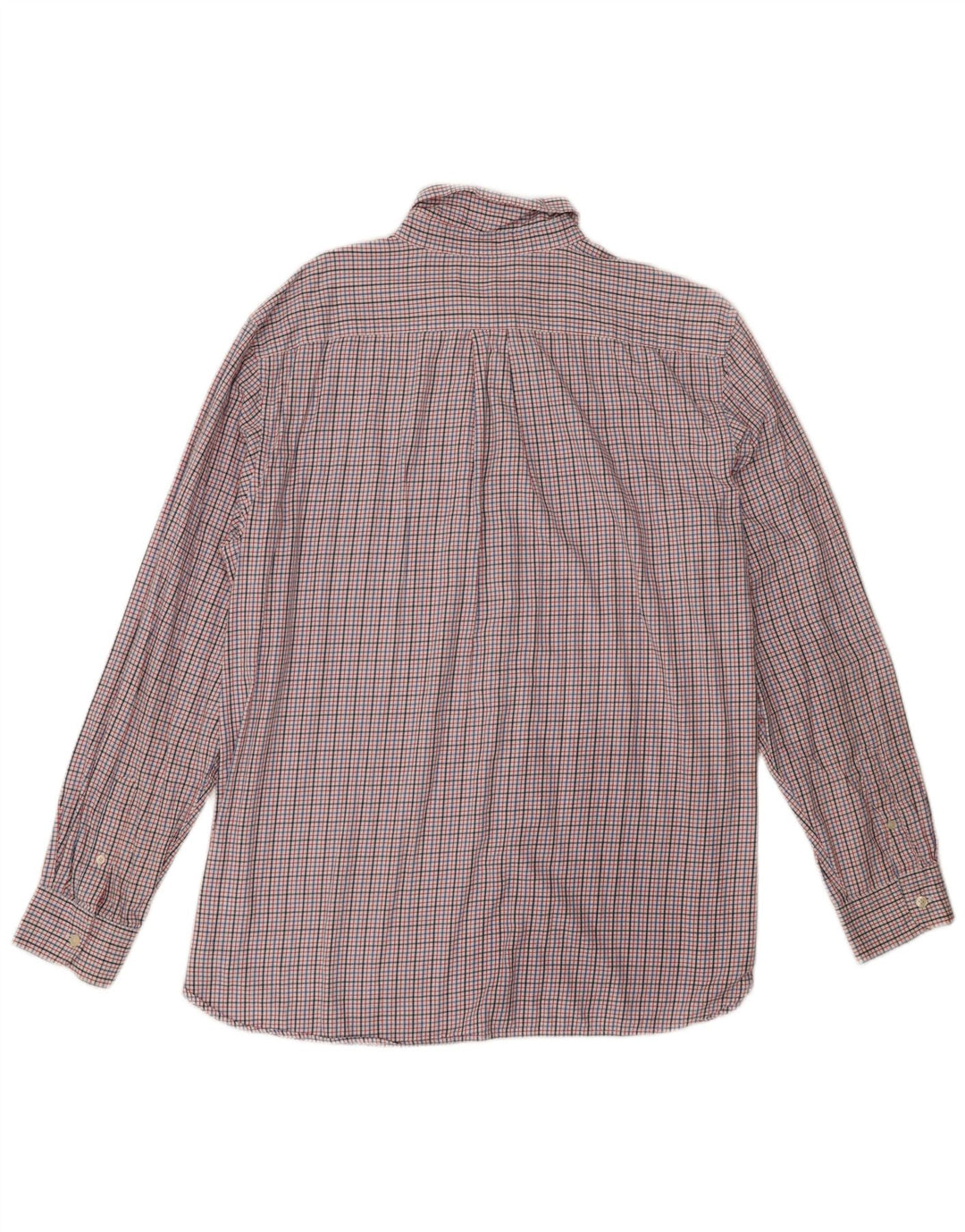 Camicia da uomo in flanella Chaps XL in cotone a quadri rossi