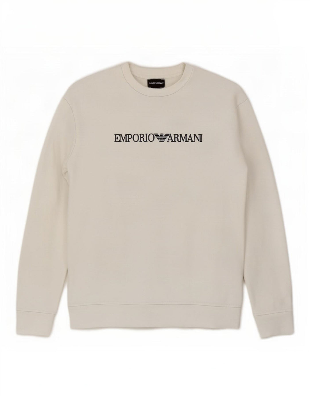 Felpa grafica da uomo Emporio Armani 2XL bianco modal