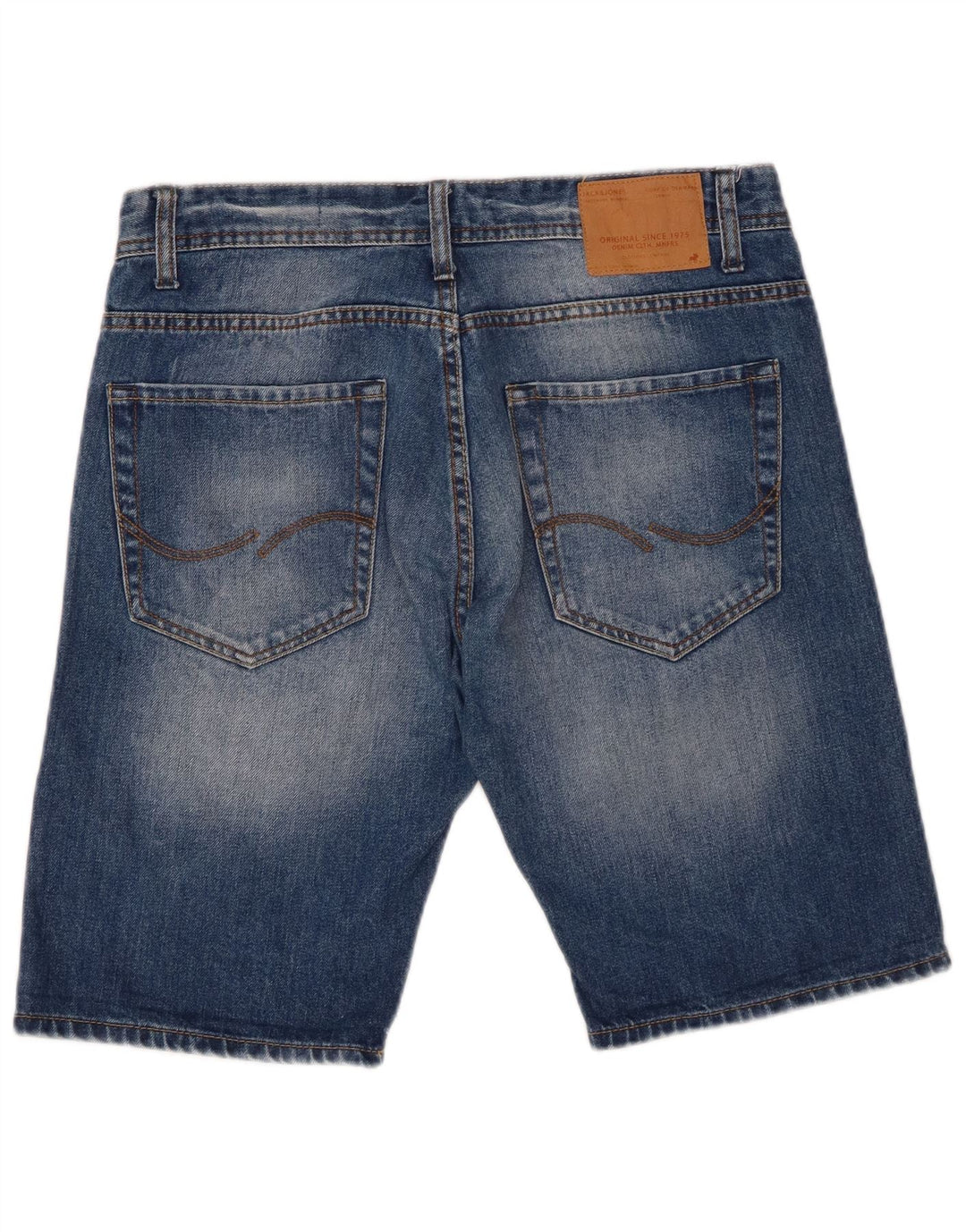 Pantaloncini di jeans da uomo Jack & Jones medi W32 cotone blu