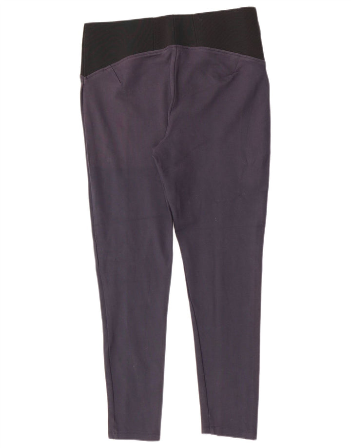 Leggings da donna Marks & Spencer UK 14 viscosa blu navy medio