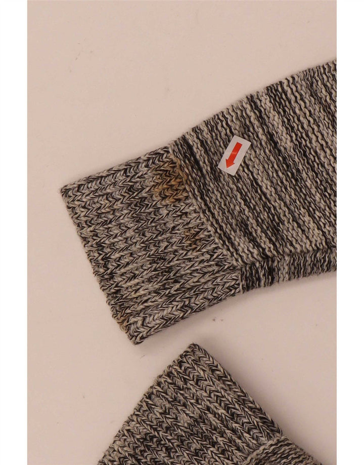 Maglione cardigan da uomo Armani Exchange XS in cotone screziato grigio