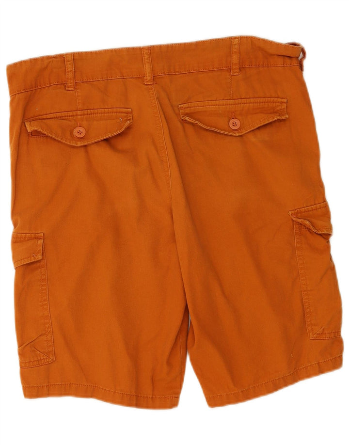 Pantaloncini cargo da uomo Mountain Warehouse W34 Large in cotone arancione