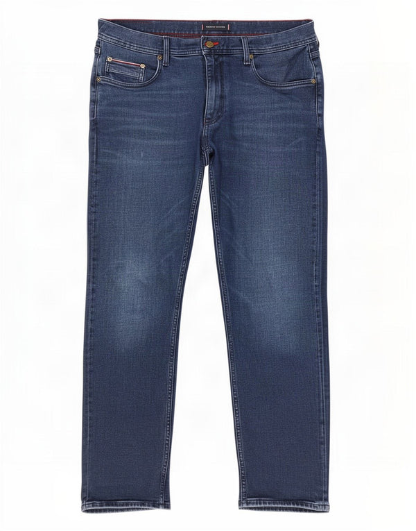 Jeans dritti Denton da uomo Tommy Hilfiger W36 L30 cotone blu