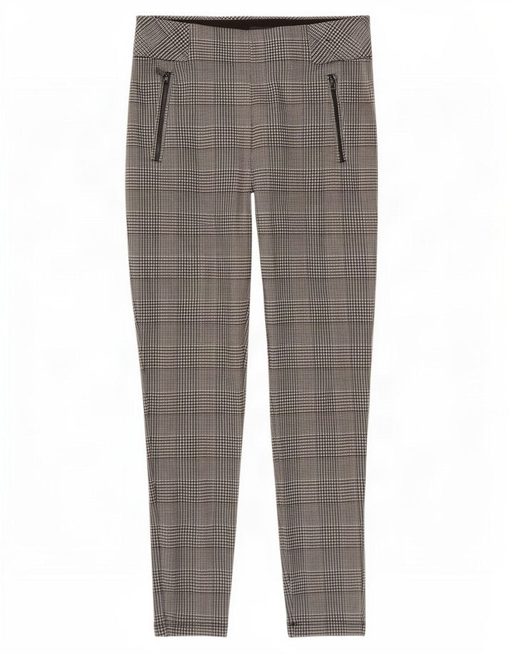 Leggings corti da donna Marks & Spencer UK 12 pied de poule grigio medio