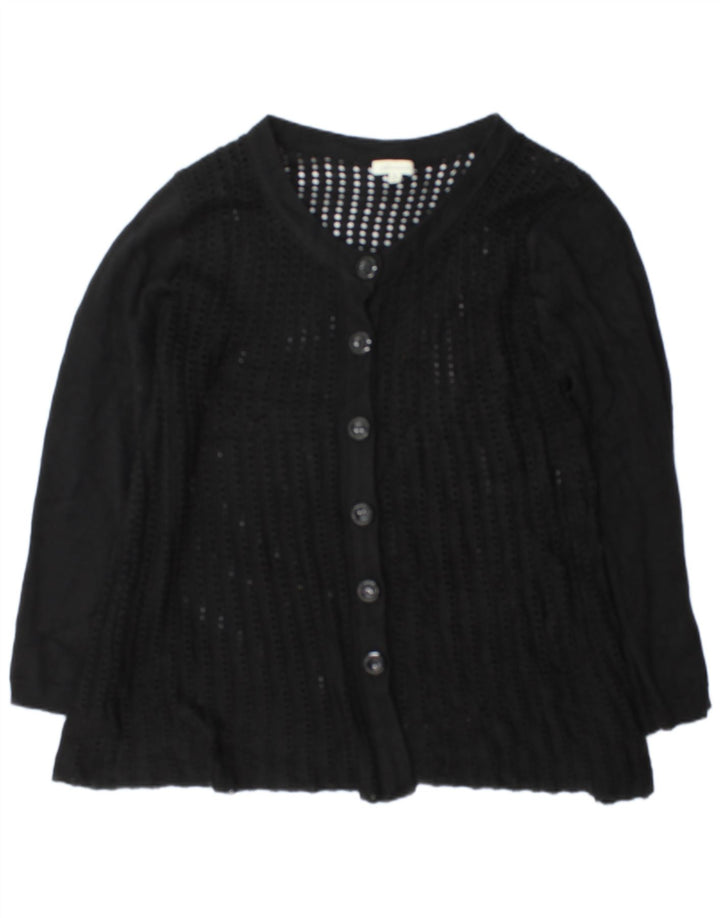 Maglione cardigan oversize autografo da donna Marks & Spencer UK 18 XL Nero