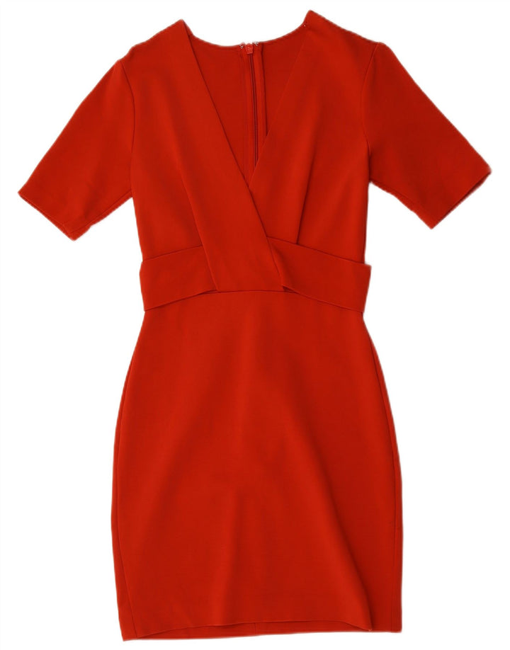 Abito tubino da donna Reiss UK 8 piccolo rosso in viscosa