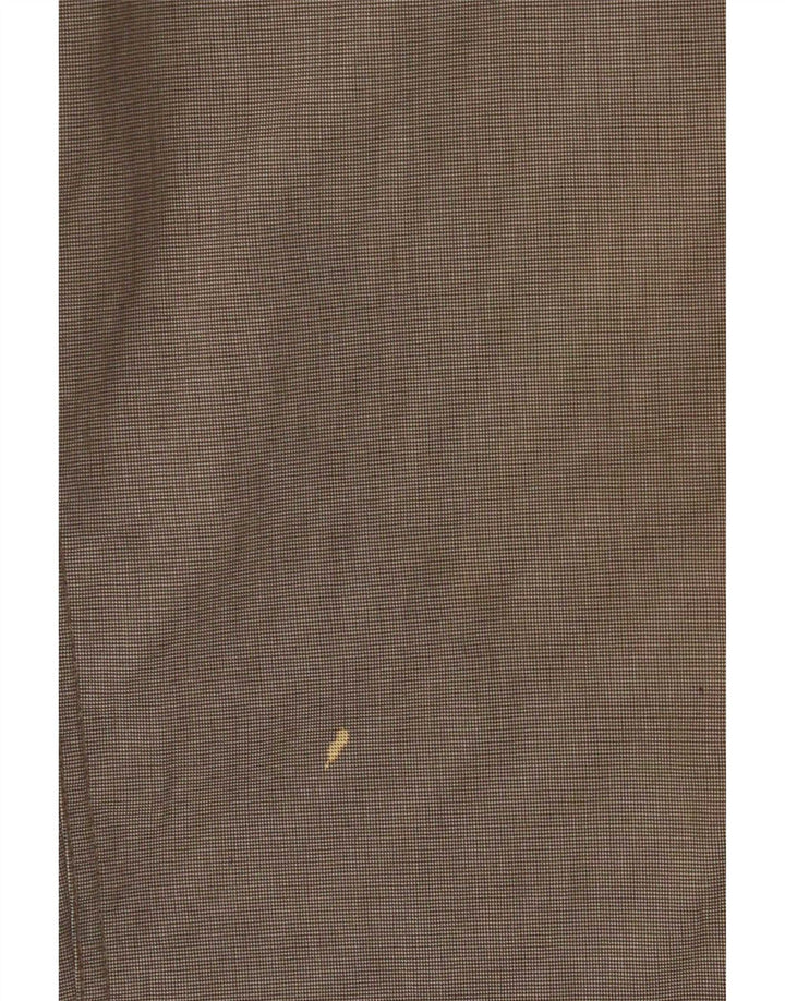 Pantaloni chino da uomo Marks & Spencer Blue Harbour W38 L29 a quadri marroni