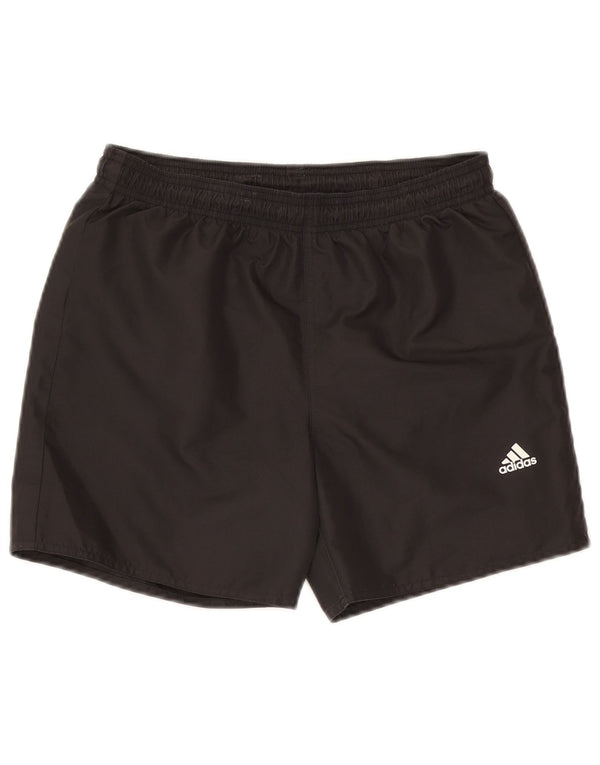 Pantaloncini sportivi Adidas da ragazzo 13-14 anni in poliestere nero