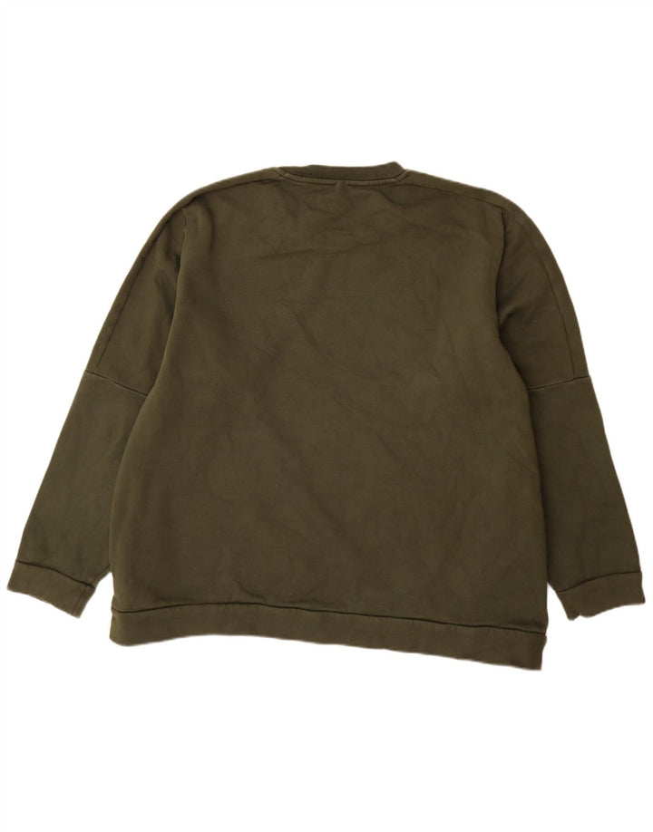 Felpa da uomo Adidas maglione 2XL cotone kaki