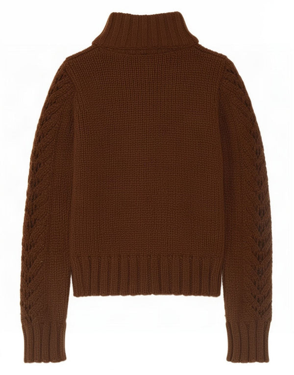 Maglione cardigan da donna Zara UK 12 Marrone medio