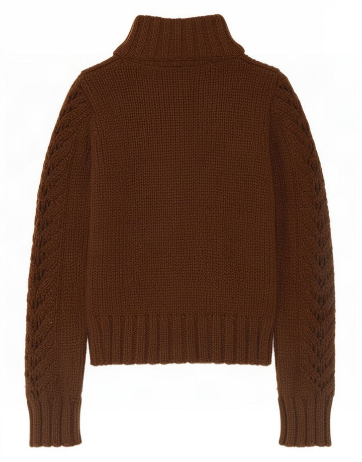 Maglione cardigan da donna Zara UK 12 Marrone medio
