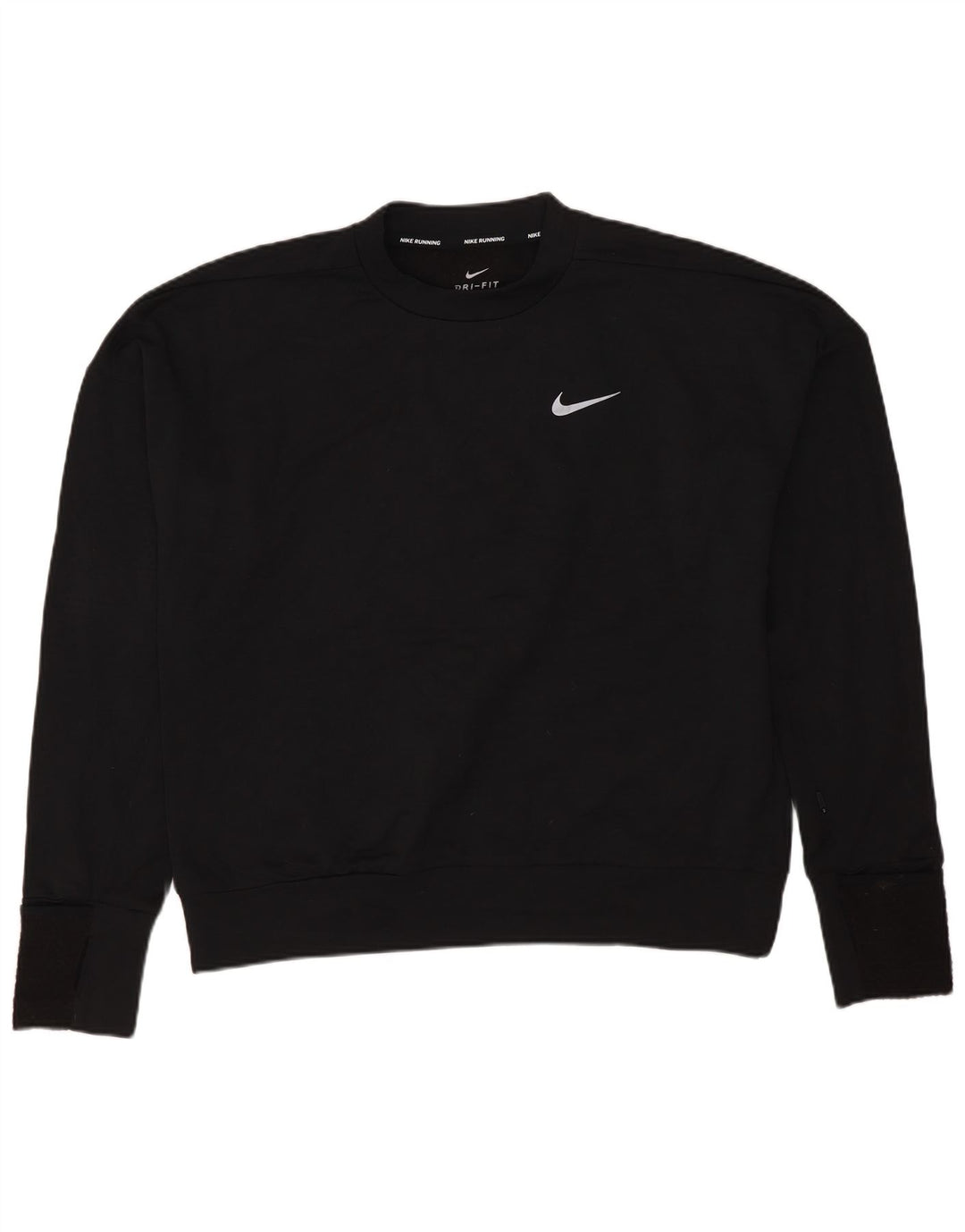 Felpa Nike Dri Fit Loose Fit da uomo, XS, poliestere nero