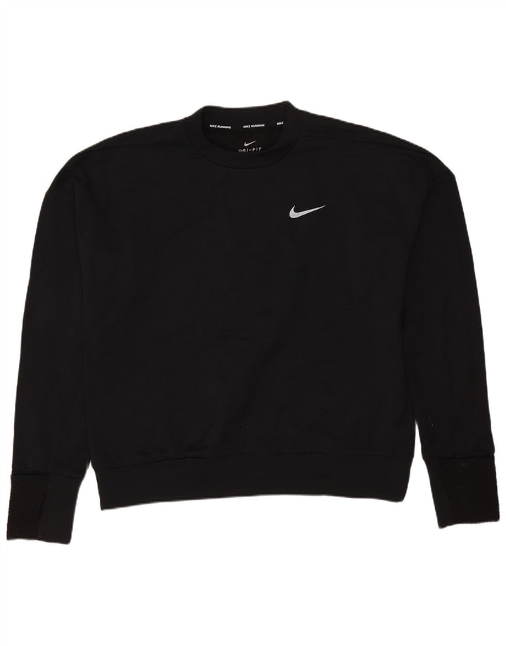Felpa Nike Dri Fit Loose Fit da uomo, XS, poliestere nero