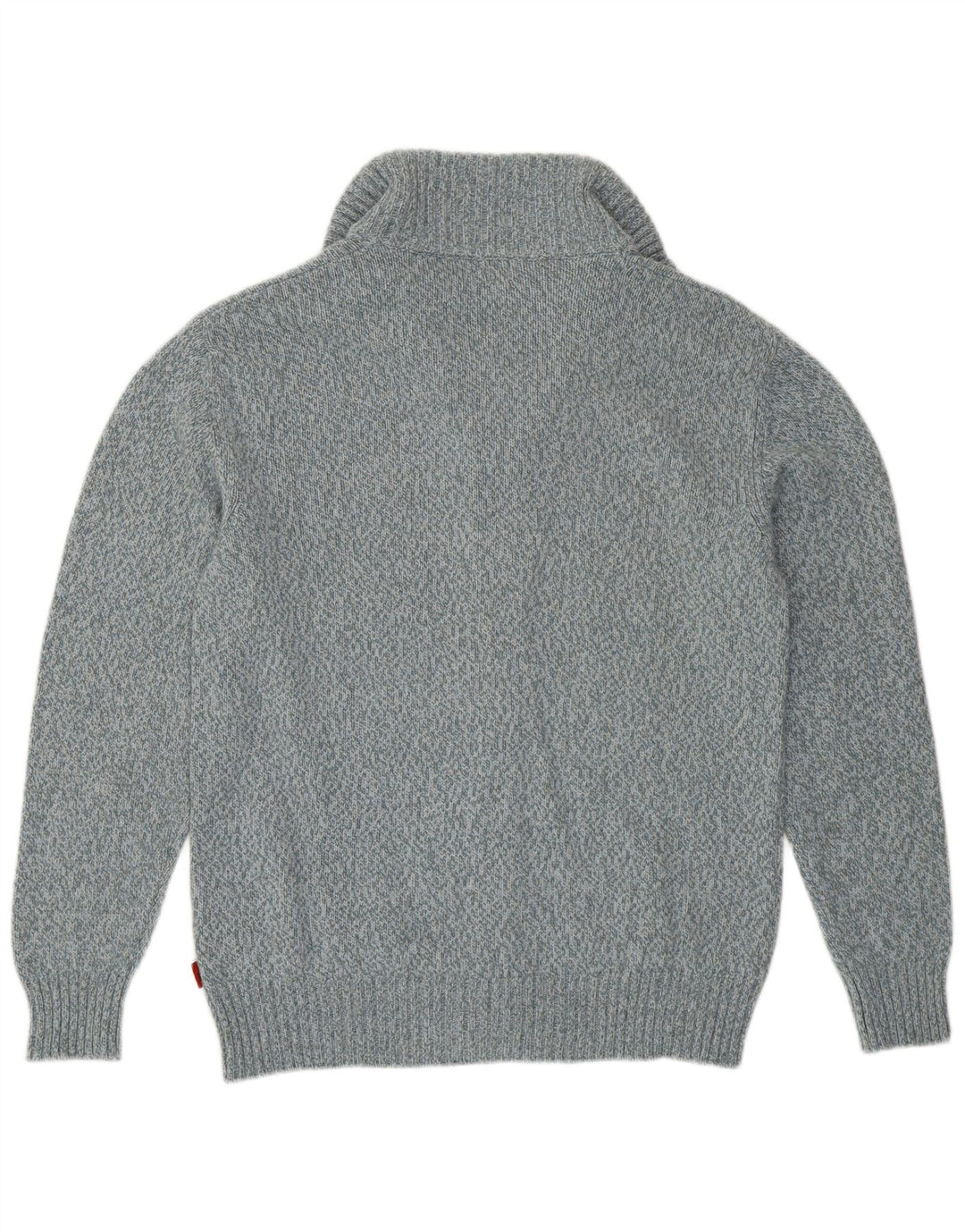 KAPPA Womens Cardigan Sweater Large Blue Flecked Wool