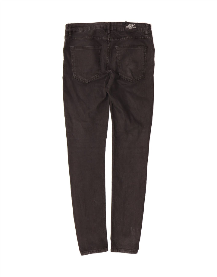 CHEAP MONDAY Womens Slim Jeans W34 L31 Black Cotton Vintage Cheap Monday and Second-Hand Cheap Monday from Messina Hembry 
