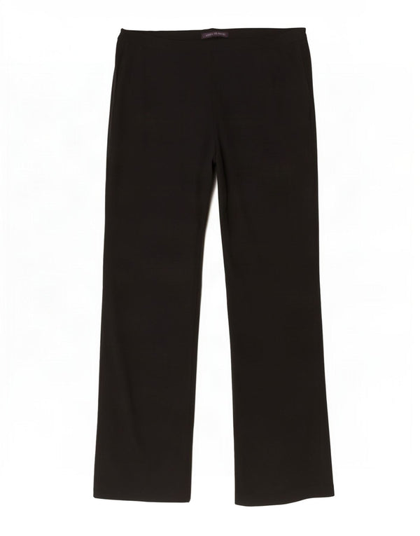 Pantaloni casual dritti da donna Marks & Spencer UK 16 Large W34 L30 Neri