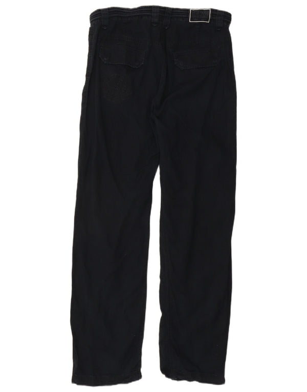 Pantaloni dritti da donna Helly Hansen W32 L31 Lino blu navy