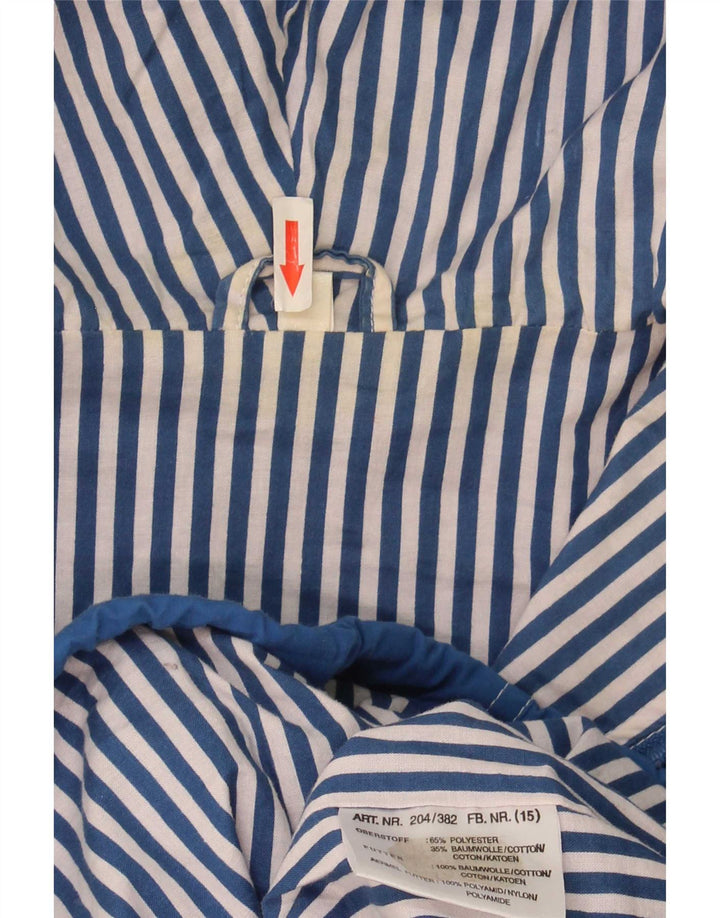 Giacca anorak grafica oversize con cappuccio John F Gee da ragazzo 15-16 anni Blu