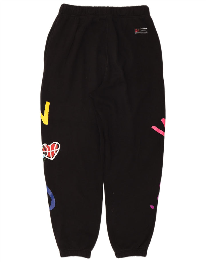 Pantaloni da tuta con grafica Jordan da uomo, pantaloni da jogging, cotone nero medio
