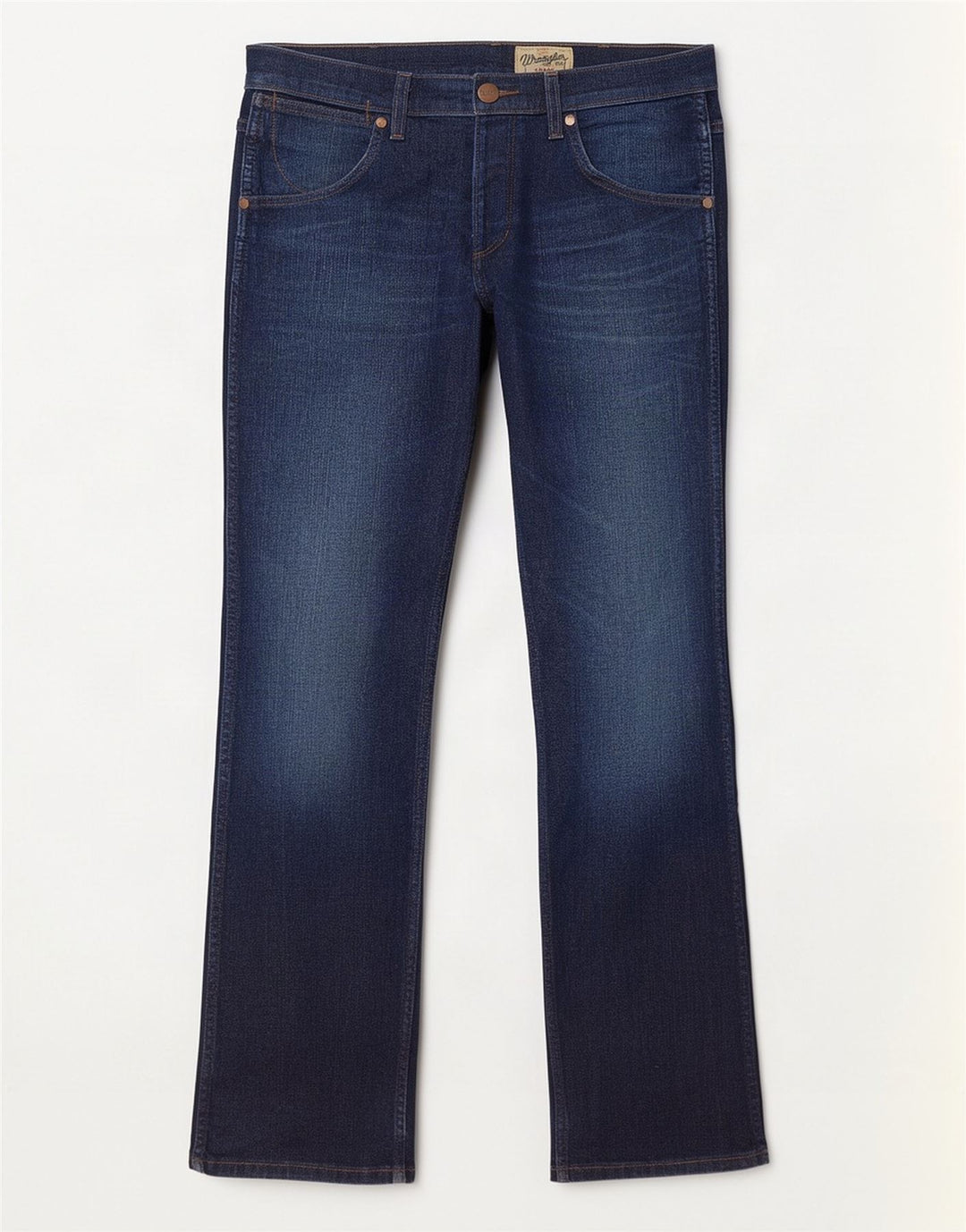 Jeans dritti Crank da uomo Wrangler W32 L32 cotone blu navy