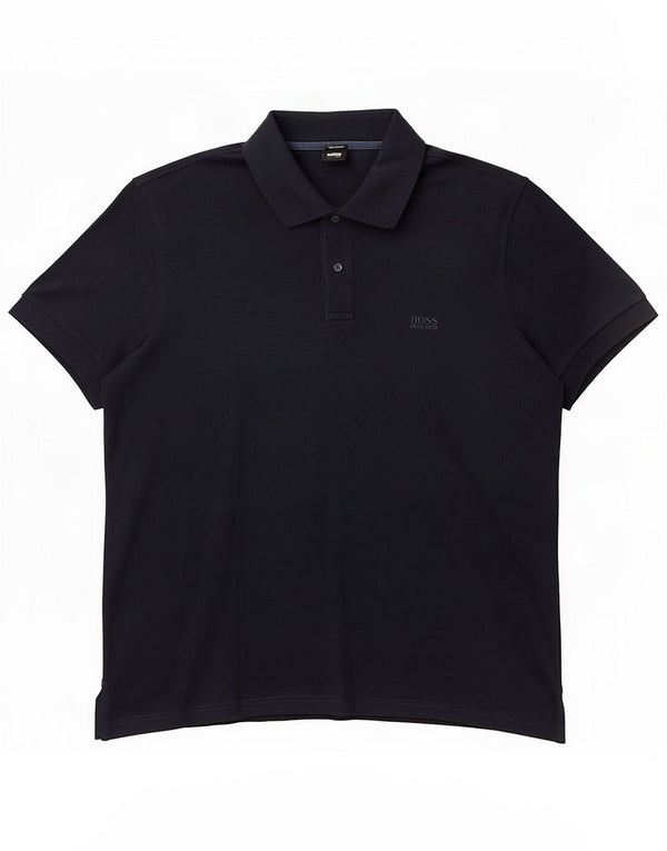 Hugo Boss Mens Regular Fit Polo Shirt 2XL Navy Blue Cotton