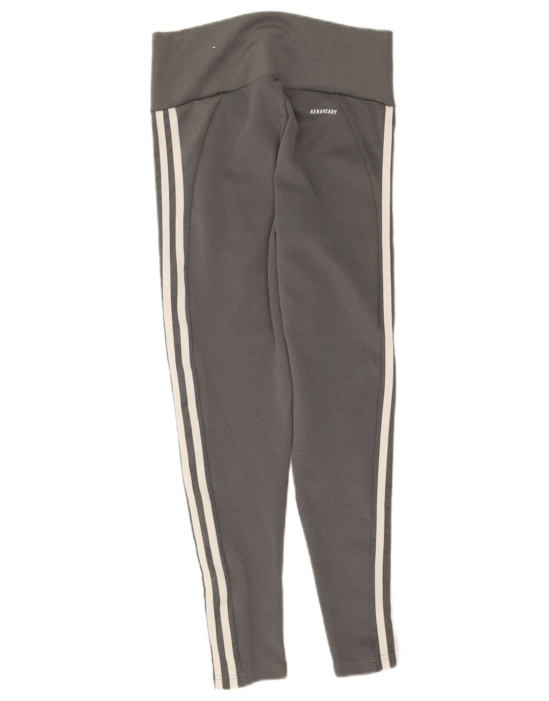 Leggings Adidas Aeroready Crop da donna UK 12/14 Poliestere grigio medio