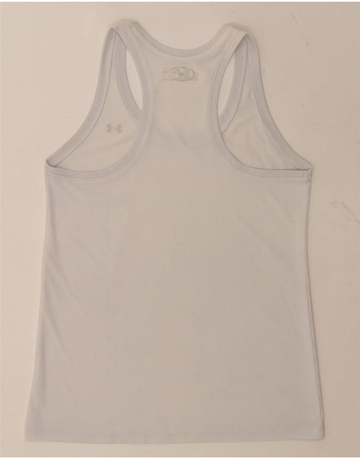 Canottiera Under Armour da uomo Heat Gear, bianca media