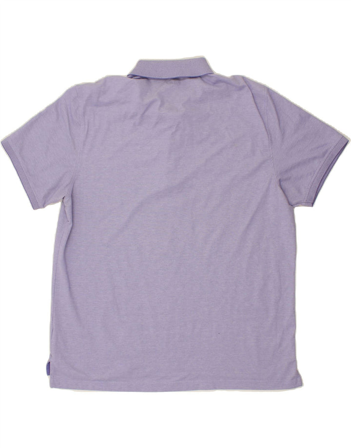 IZOD Mens Performance Polo Shirt 2XL Purple Polyester Vintage Izod and Second-Hand Izod from Messina Hembry 