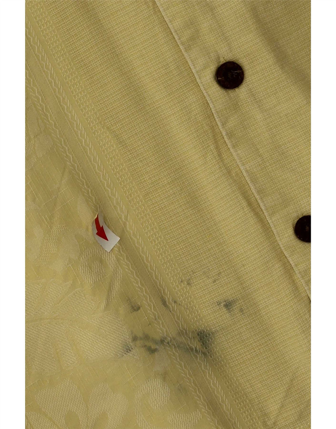 Camicia a maniche corte da uomo Tommy Bahama in seta floreale giallo medio