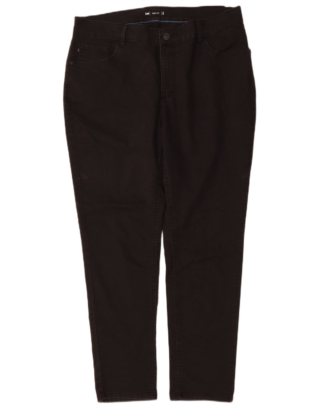 Jeans slim da donna Lee Easy Fit US 18 2XL W36 L30 cotone nero