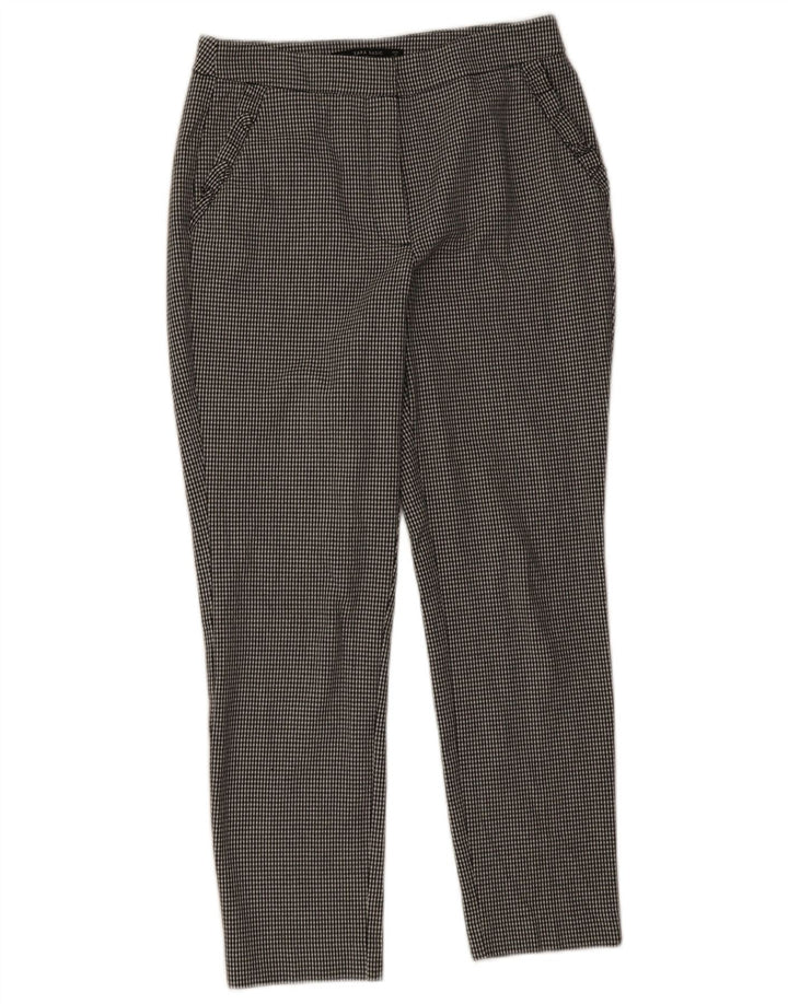 Pantaloni corti slim da donna Zara piccoli W26 L26 pied de poule neri