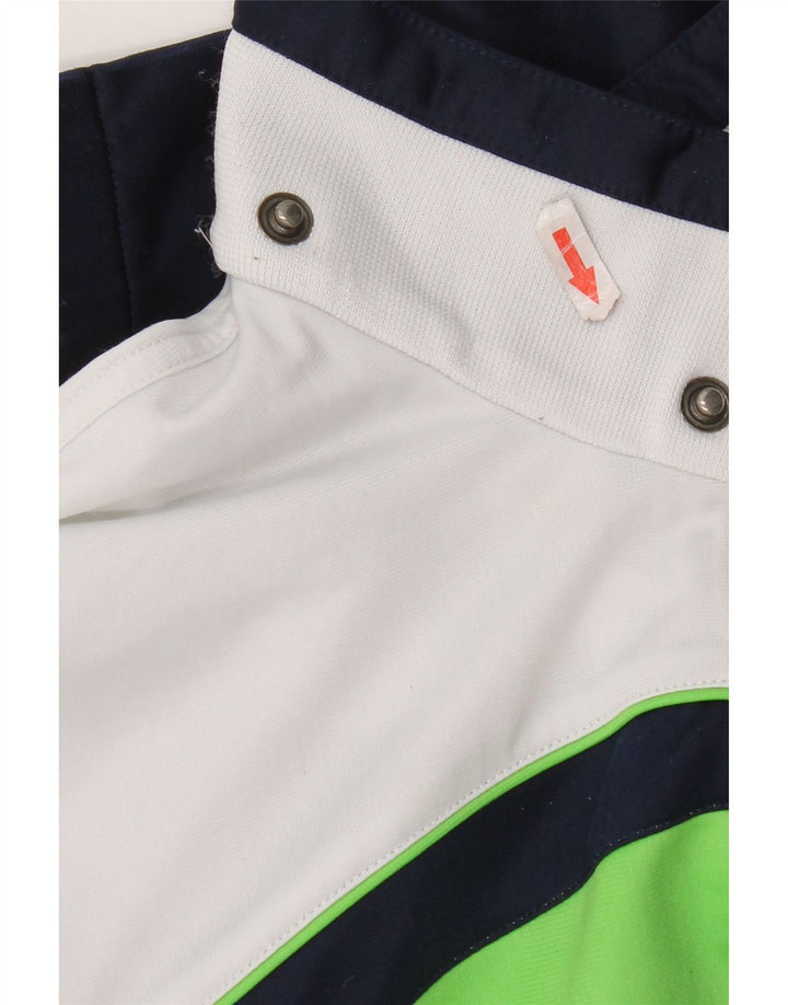 Giacca da ginnastica da uomo Sergio Tacchini Small Colorblock blu navy