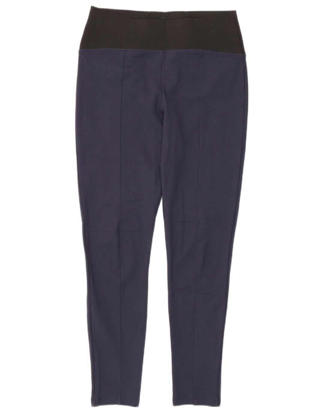 Leggings vestibilità regolare da donna Marks & Spencer UK 12 viscosa media blu navy