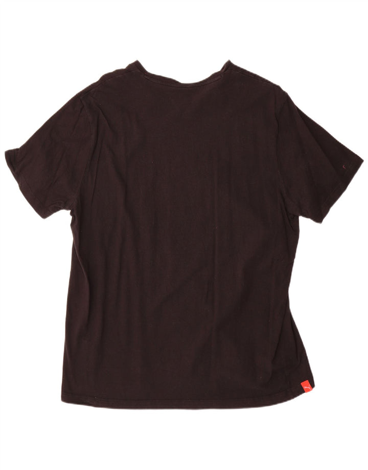 T-shirt da uomo Puma Top XL in cotone nero