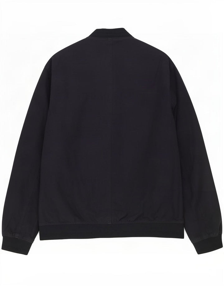 Giubbotto bomber da uomo Ted Baker taglia 6 2XL poliestere blu navy