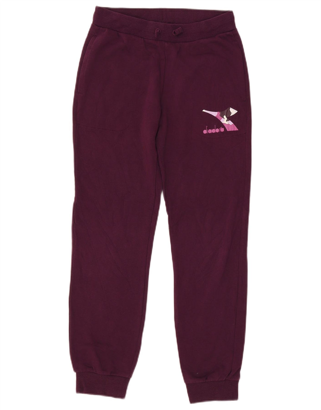 DIADORA Pantaloni da tuta da donna Joggers UK 18 XL Viola Camouflage