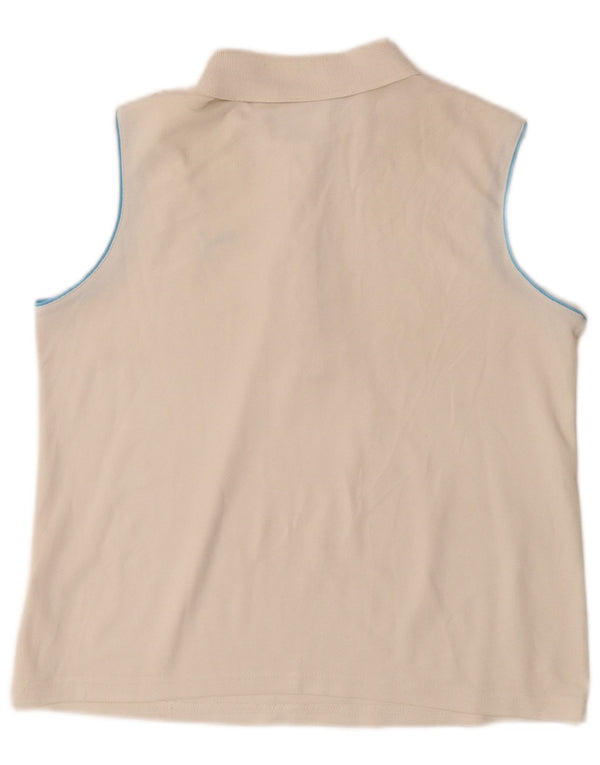 Polo senza maniche da donna PUMA UK 14 medio bianco sporco