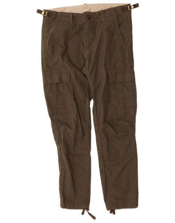 Pantaloni cargo slim da donna Carhartt W29 L26 cotone kaki