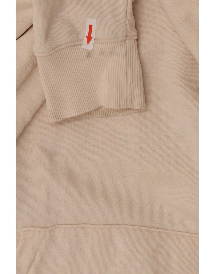 Maglione con cappuccio da uomo Reebok grande in cotone bianco sporco