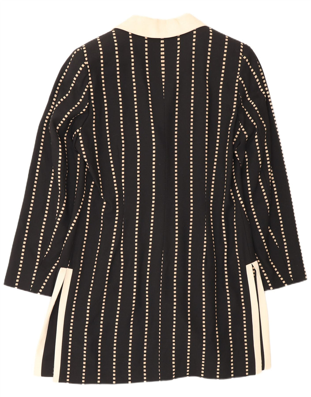 Giacca blazer a 3 bottoni lunga da donna Edward IT 46 grandi righe nere