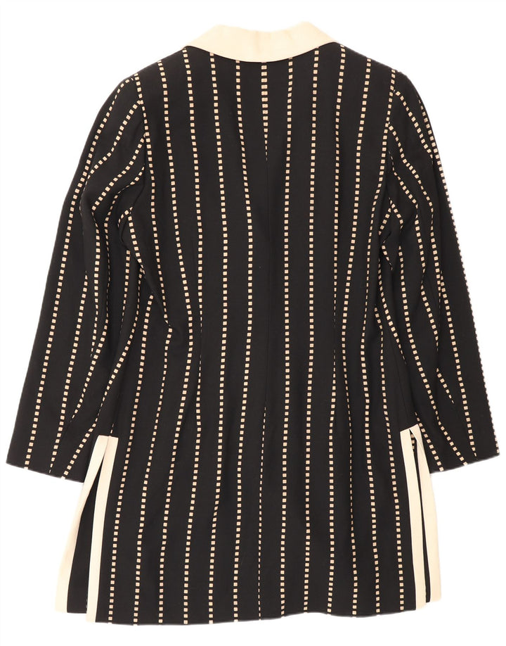 Giacca blazer a 3 bottoni lunga da donna Edward IT 46 grandi righe nere
