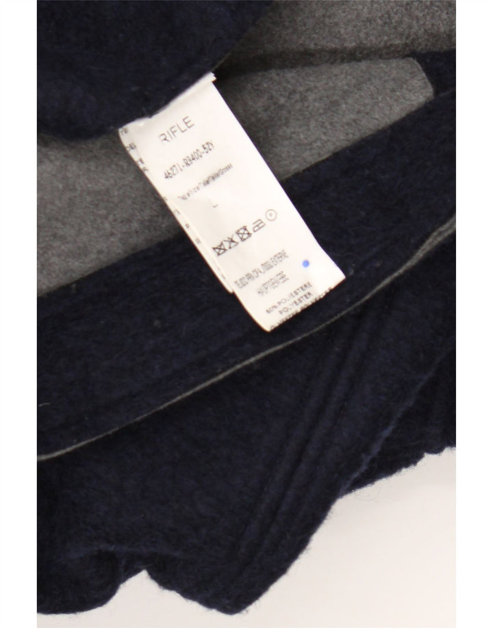Giacca militare da uomo Rifle UK 40 Large Blu Navy Poliestere
