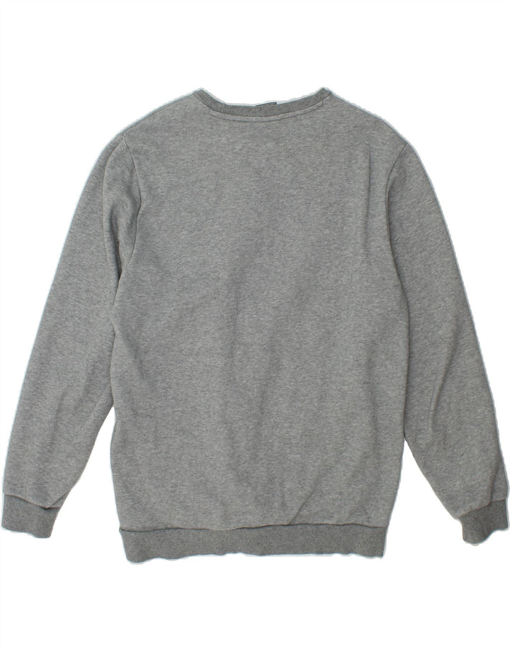 PUMA Mens Graphic Sweatshirt Jumper Large Grey Cotton Vintage Puma and Second-Hand Puma from Messina Hembry 