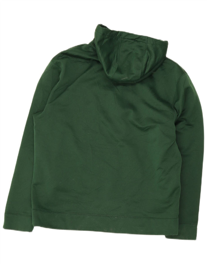 Felpa con cappuccio da uomo Under Armour grande poliestere verde