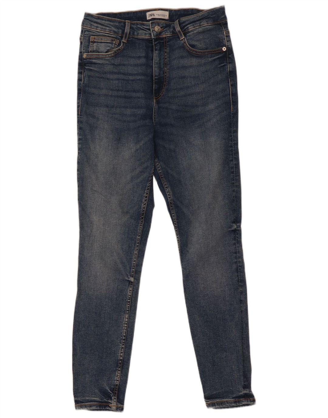 Jeans skinny da donna Zara EU 40 medi W30 L28 Blu