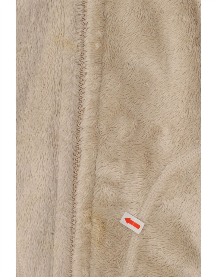 JACK WOLFSKIN Womens Fleece Jacket UK 10 Small Beige