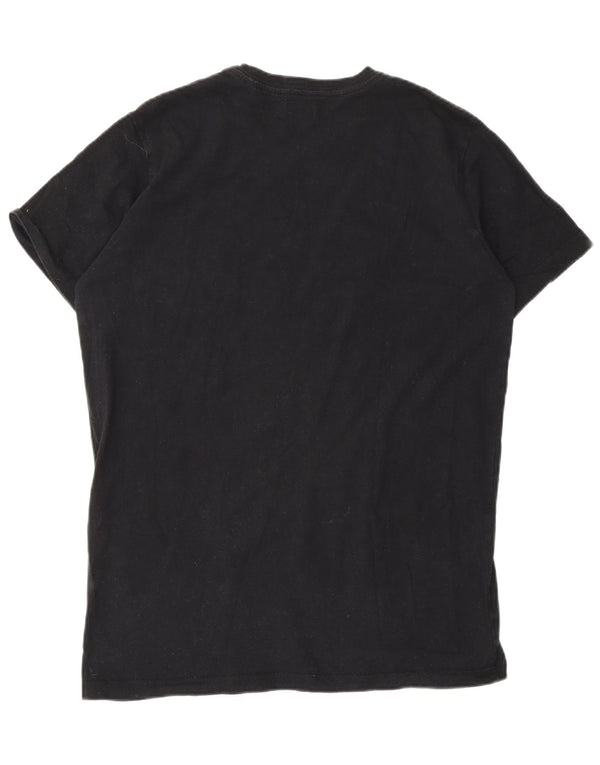 T-shirt grafica da uomo Diesel Top grande nera